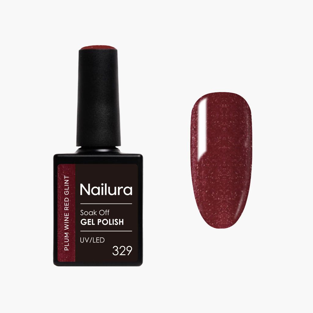 329 - Plum Wine Red Glint