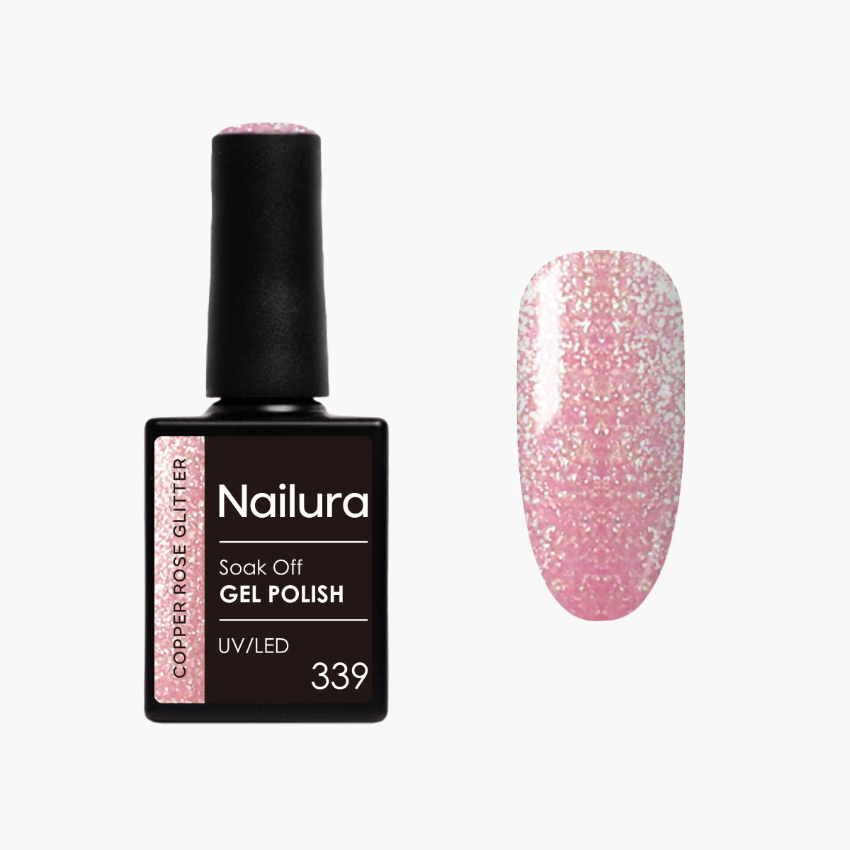 339 - Copper Rose Glitter