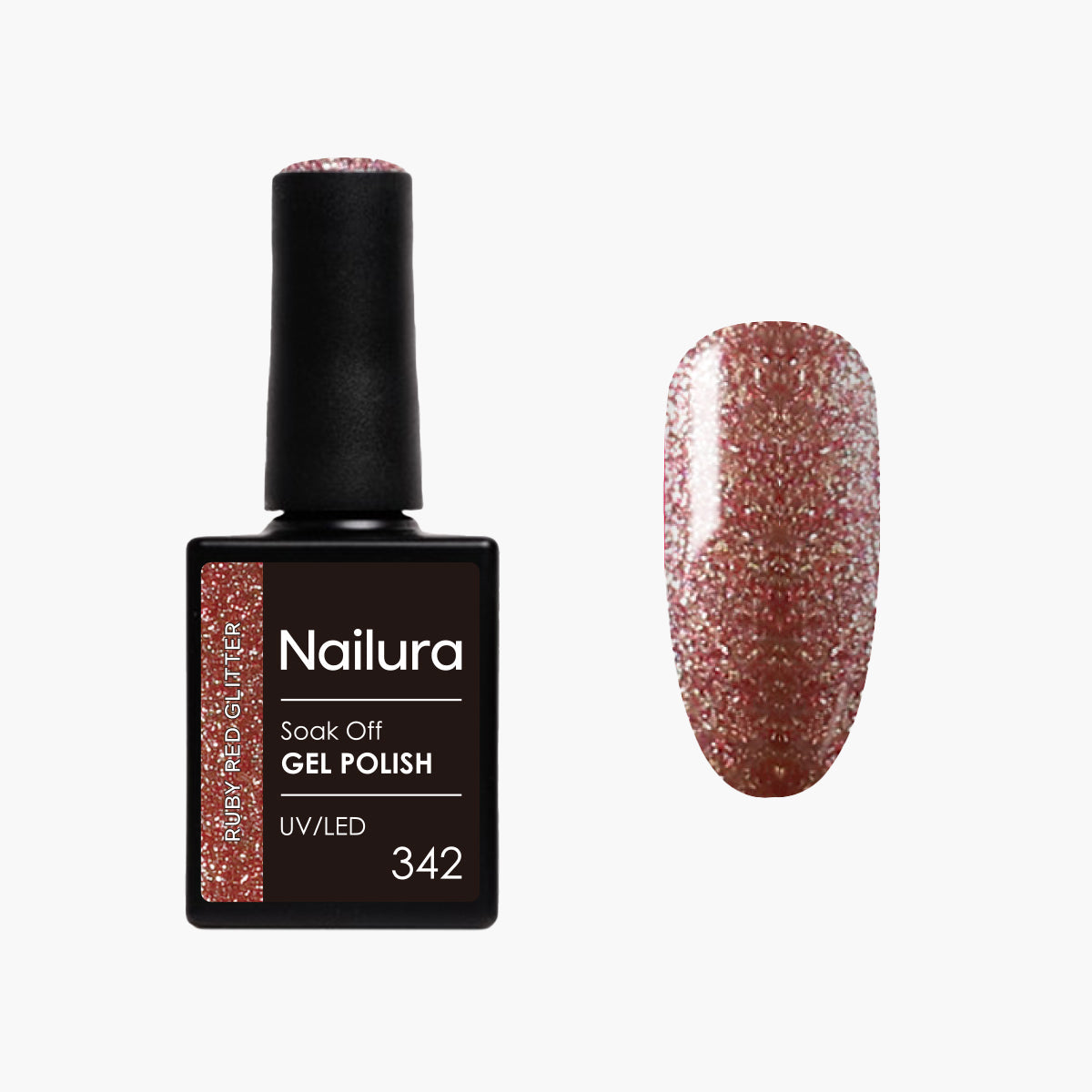 342 - Ruby Red Glitter