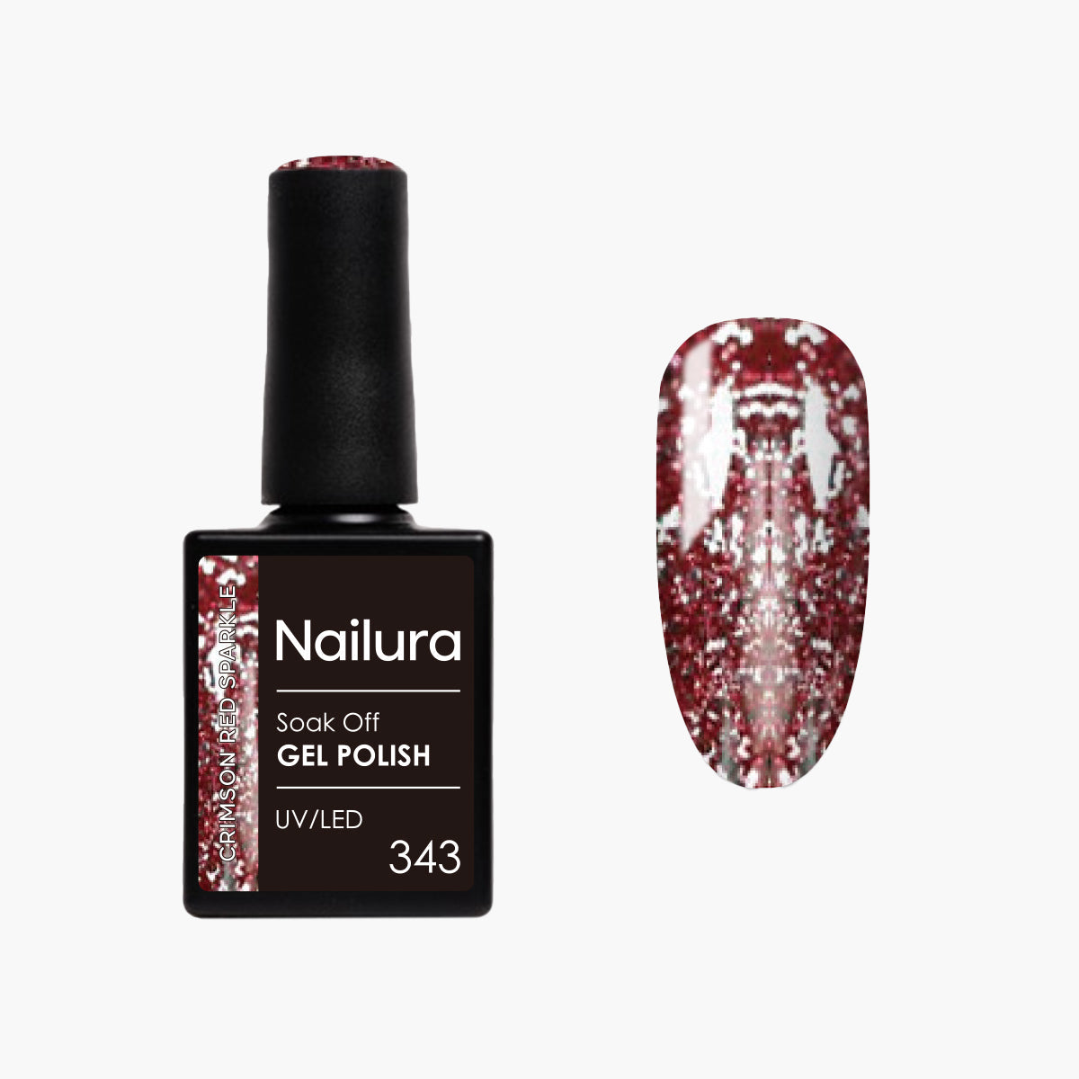 343 - Crimson Red Sparkle