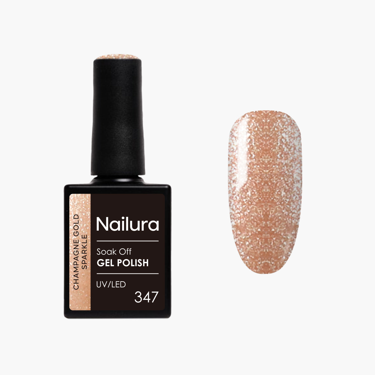 347 - Champagne Gold Sparkle