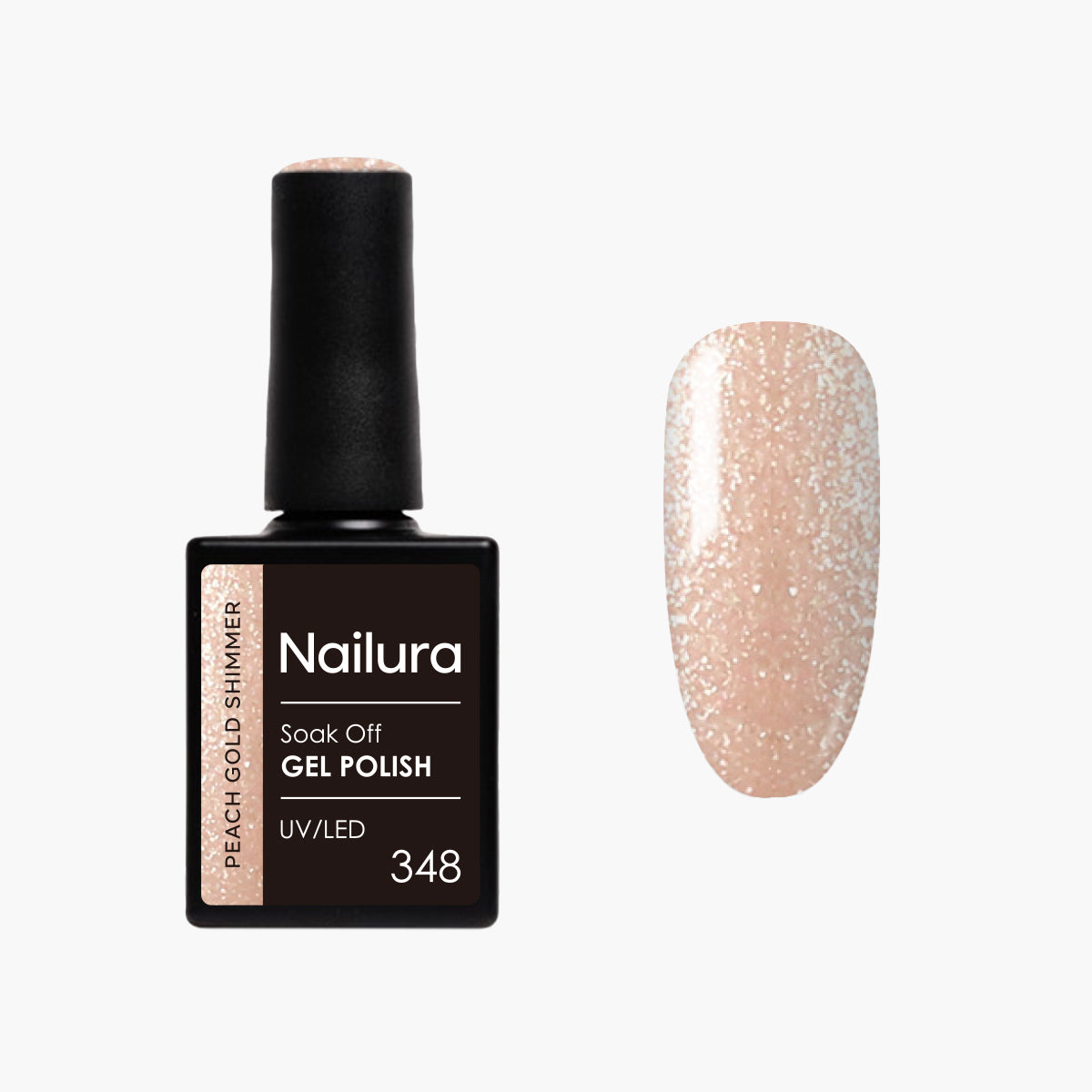 348 - Peach Gold Shimmer