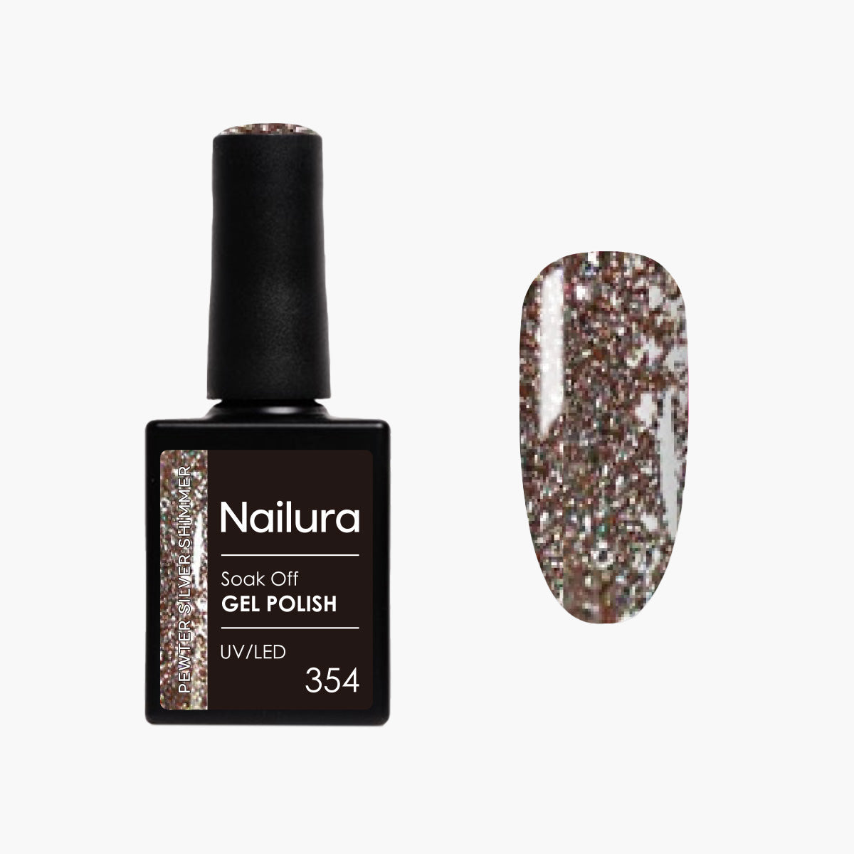 354 - Pewter Silver Shimmer