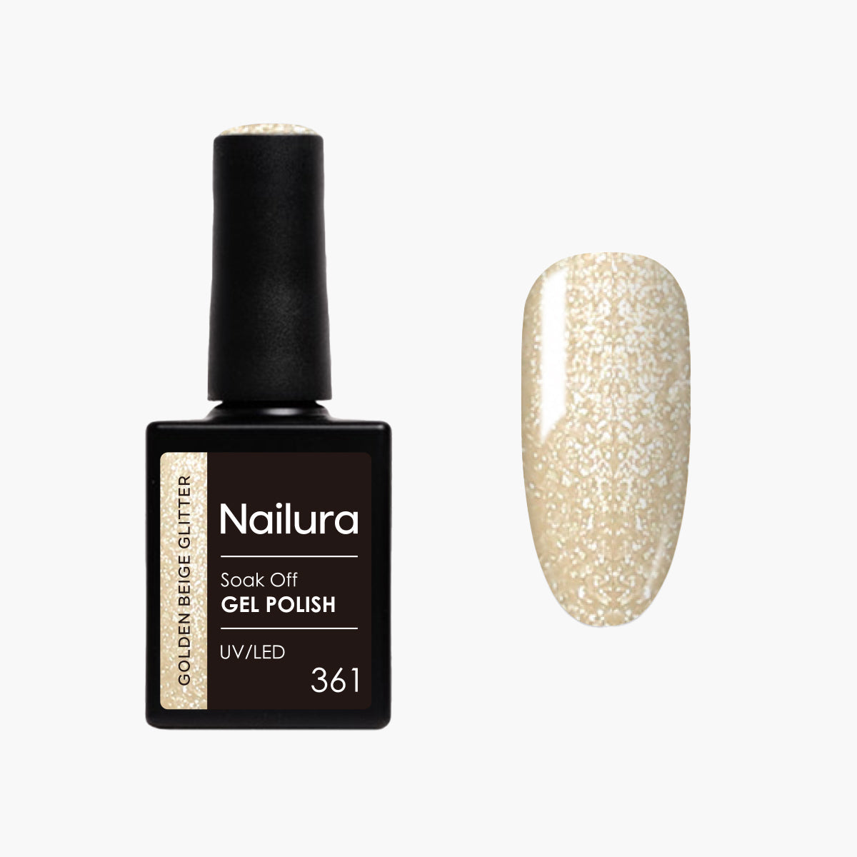 361 - Golden Beige Glitter