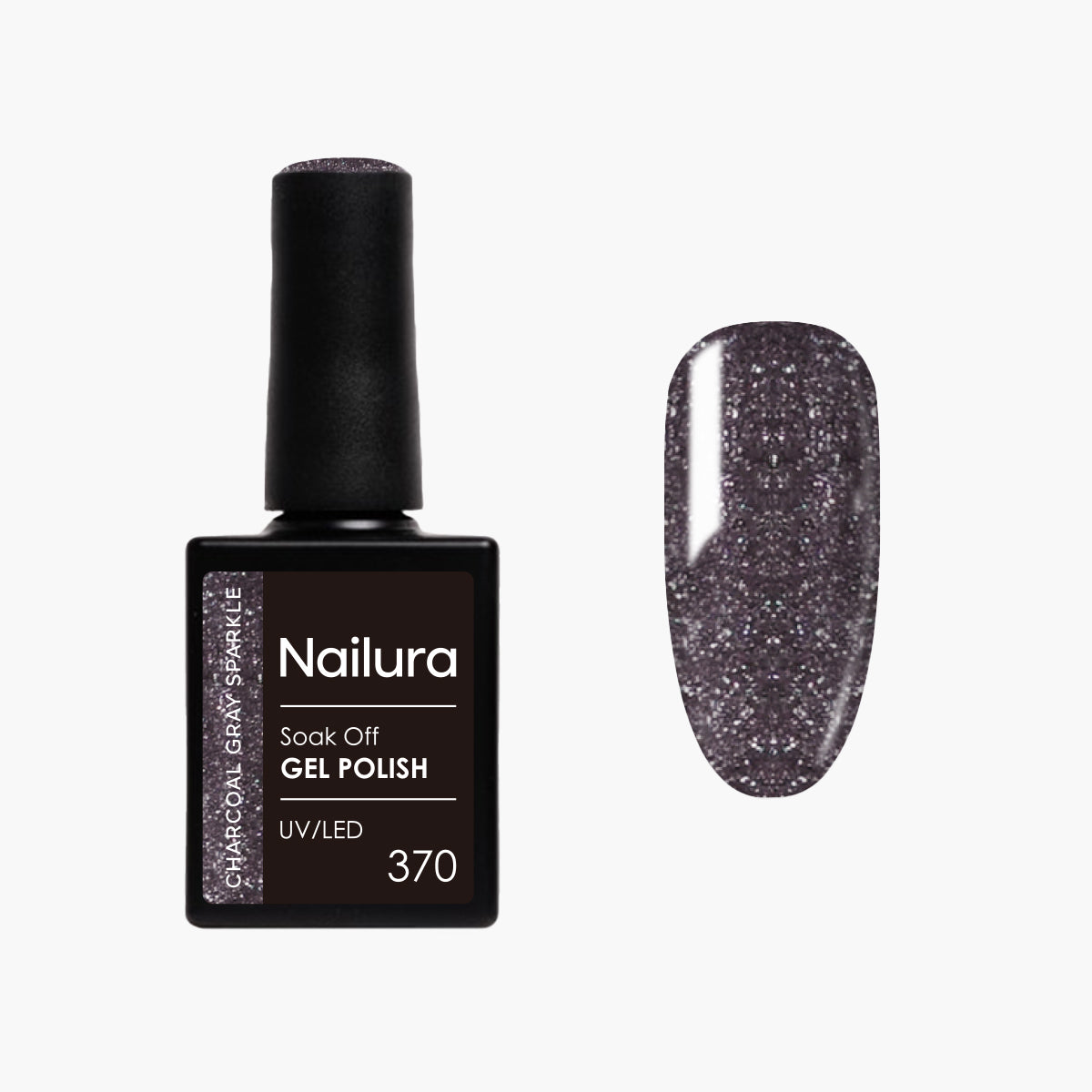 370 - Charcoal Gray Sparkle